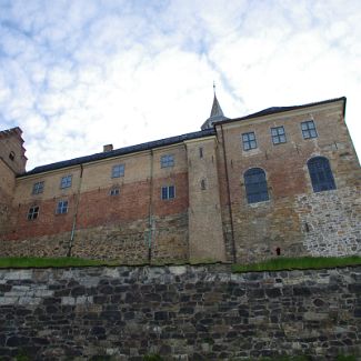 Akershus slott og festning Крепость Акерсхус - самое древнее сооружение Осло