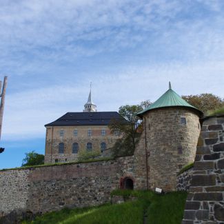 Akershus slott og festning Крепость Акерсхус - самое древнее сооружение Осло