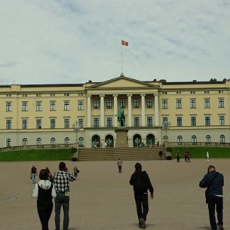 Det kongelige slott Королевский дворец в Осло