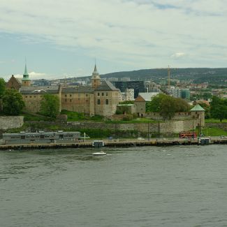 Akershus slott og festning Крепость Акерсхус - самое древнее сооружение Осло