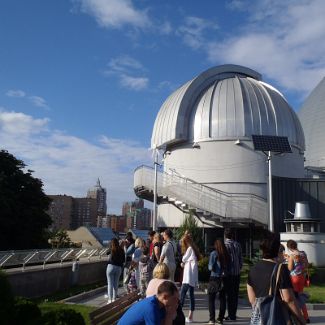 Башня телескопа-рефрактора Zeiss-300 в Московском Планетарии