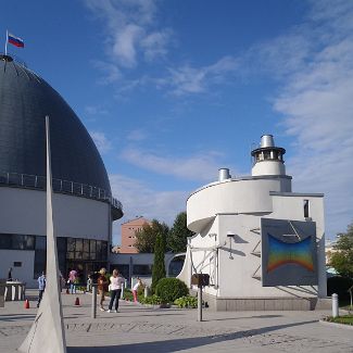 На Астроплощадке Московского Планетария