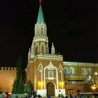 Nikolskaya Tower of Moscow Kremlin Никольская башня Московского Кремля