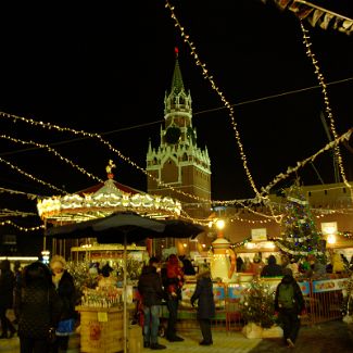 Moscow: Fair on the Red Square Москва. Ярмарка на Красной площади.