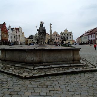 Telč: Náměstí Zachariáše Площадь Захариаша в Тельче