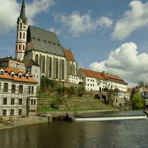 Kostel svatého Víta Česko: Jihočeský kraj: Český Krumlov: Kostel svatého Víta | Чехия: Южночешский край: Чески-Крумлов: Костёл Святого Вита