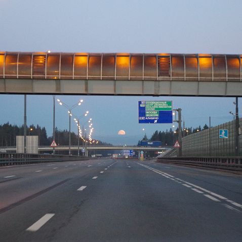 Road M1 from Moscow (RU) to Brest (BY) От Москвы до польской границы по трассе М1