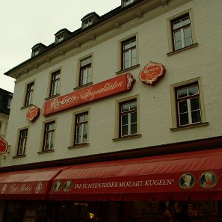 Gebäude von Café Reber