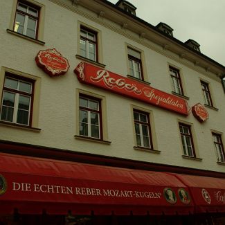 Gebäude von Café Reber