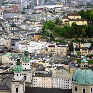 Blick auf Salzburg