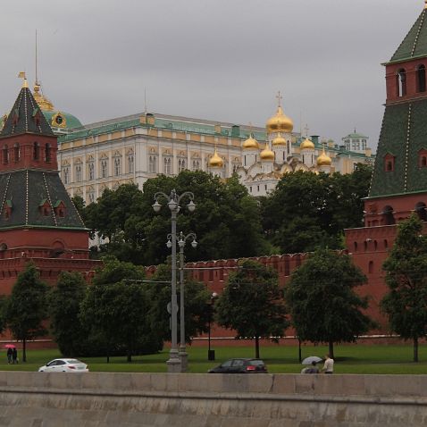 Moscow views from Moskva river Прогулка по Москве реке