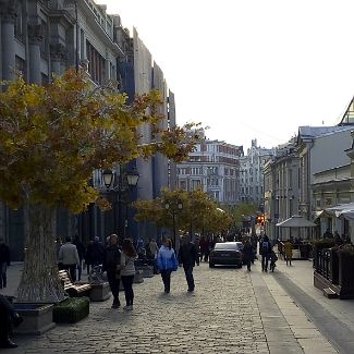 Moscow. Kuznetsky most St Москва. Улица Кузнецкий мост.