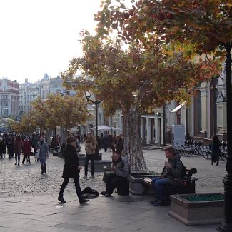 Moscow. Kuznetsky most St Москва. Улица Кузнецкий мост.