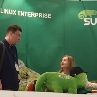 Стенд Suse Russian Open Source Summit 2017.