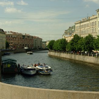 Река Мойка от Синего до Фонарного моста