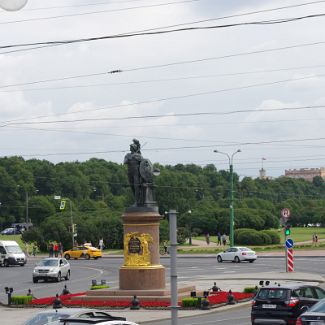 Памятник А.В.Суворову на Суворовской площади Санкт-Петербурга