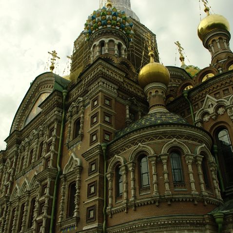 Храм Спаса на Крови в Санкт-Петербурге Собор Воскресения Христова на Крови сооружёный в память о смертельном раненнии императора Александра II на этом месте |...