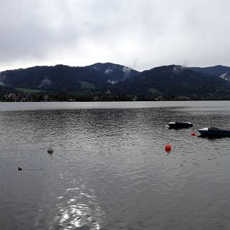 Blick auf den Tegernsee