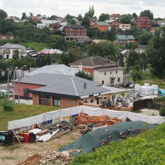 Вид с Волоколамского земляного вала