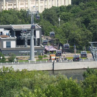 Станция Лужники канатной дороги