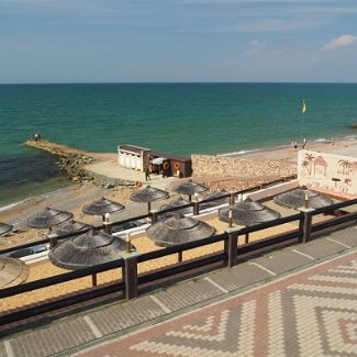 Пляж Mar Le Mar и пляж пансионата Бриз