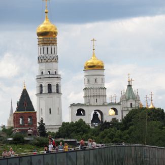 Колокольня Ивана Великого и Успенская звонница Московского Кремля