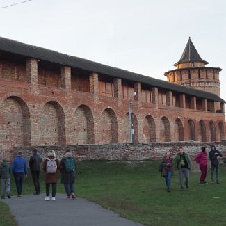 Кремлёвская стена и Маринкина башня Коломенского Кремля