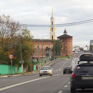 Улица Октябрьской революции в Коломне