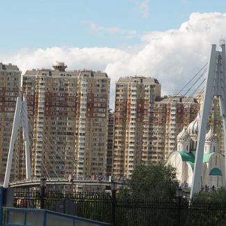 Павшинский мост из Мякинино в Красногорск