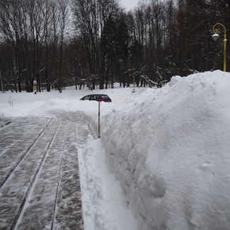 Зимние оборонительные сооружения ГАИШ