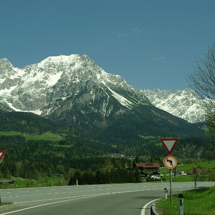 Der Weg von Österreich nach Berchtesgadener Land Путь из австрийского Тироля в баварский Берхтесгаденер-Ланд