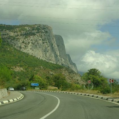 Crimea: Southern coast & Ai-Petri mountain Крым: Южнобережное шоссе, Голубой залив и гора Ай-Петри