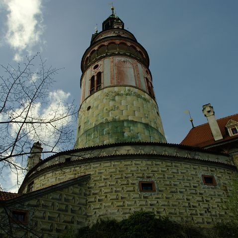 Jihočeský kraj: Zámek Český Krumlov Чехия: Южночешский край: Крумловский замок