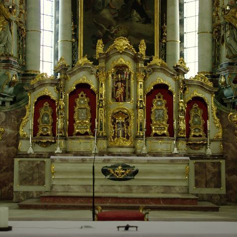 Niederbayern: Landshut: Dominikanerkirche St. Blasius Германия: Нижняя Бавария: Ландсхут: Церковь доминиканского монастыря St. Blasius