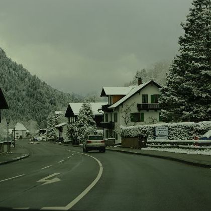 Deutschland: Oberbayern: Ettal & Oberau Германия: Верхняя Бавария: Этталь и Оберау