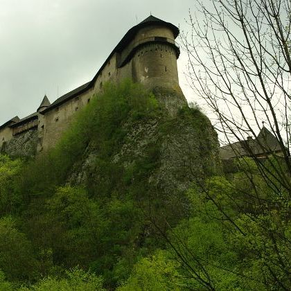 Slovakia: Žilinský kraj: Oravský hrad Словакия: Жилинский край: Район Дольни-Кубин: Оравский замок