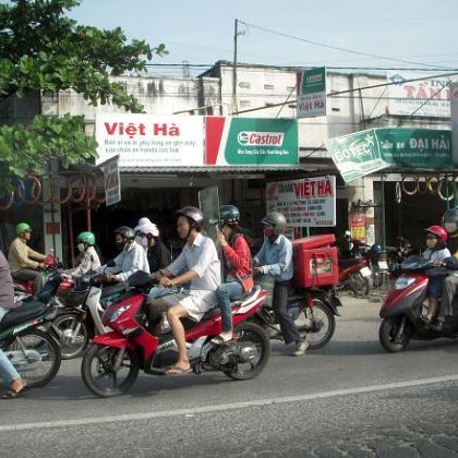 Việt Nam: Road from Phan Thiết to Hồ Chí Minh Вьетнам: Дорога из Фантхьета в Хошимин