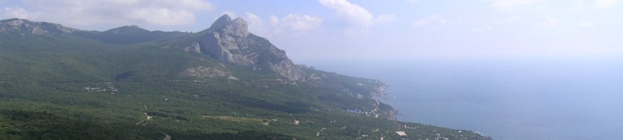 Laspi bay panorama  Крым: Панорама Ласпинской бухты : Крым, Горы, Море, Ласпи, Panorama, Crimea