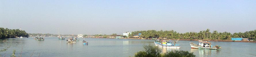 River Sal  India: Goa: Panorama of River Sal : India, Panorama, River, Goa