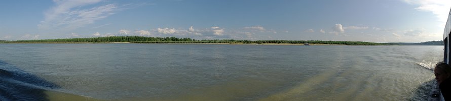 Панорама Оби  Барнаул: Панорама Оби с теплохода : Барнаул, Обь, River, Panorama, Russia, Siberia