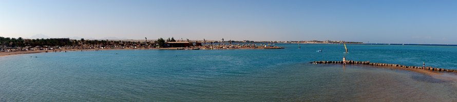 Egypt: Makadi: Royal Azur beach panorama  Египет: Макади: Панорама пляжа отеля Royal Azur Resort : Египет, Egypt, Море, Panorama