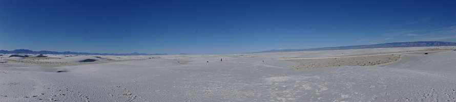 New Mexico: White Sands  Panorama of the White Sands National Monument : New Mexico, USA, Panorama, White Sands