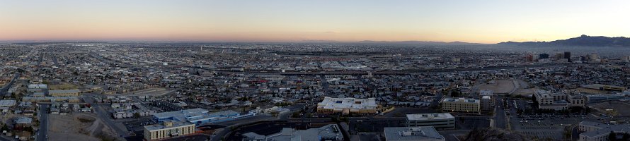 Texas: El Paso city  El Paso city panorama : USA, Texas, Panorama, Ciudad Juarez, Mexico