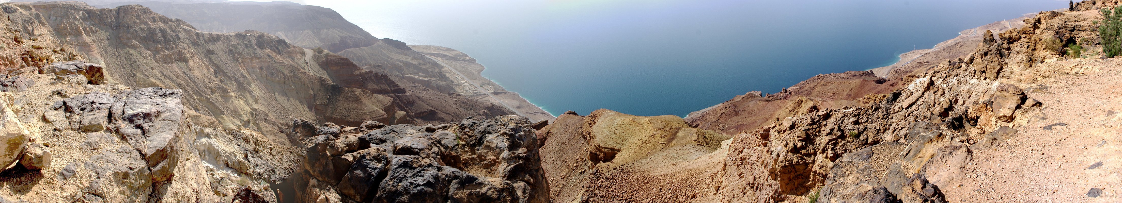 Jordan: Dead Sea near Wadi Zarqa Ma'in