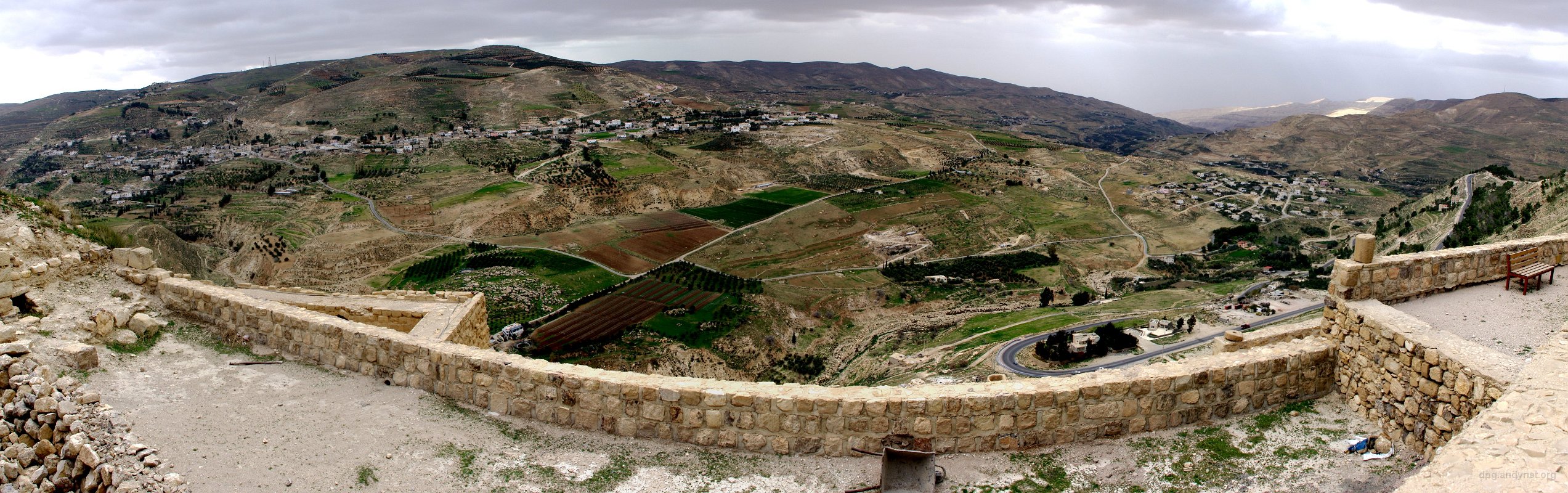 Jordan: View from Kerak Castle