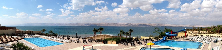 Jordan: Dead Sea Beach  شاطئ البحر الميت : Jordan, Sea, Море, Panorama