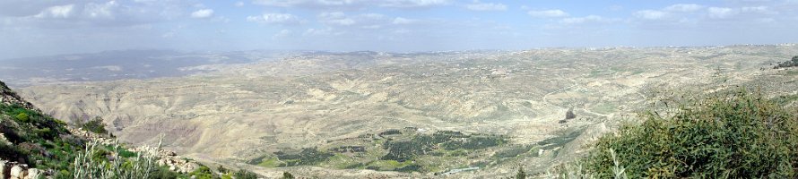 Jordan: View from Mount Nebo : Jordan, Panorama, Горы