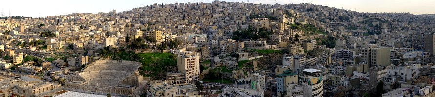 Jordan: Amman : Jordan, Ruins, Panorama