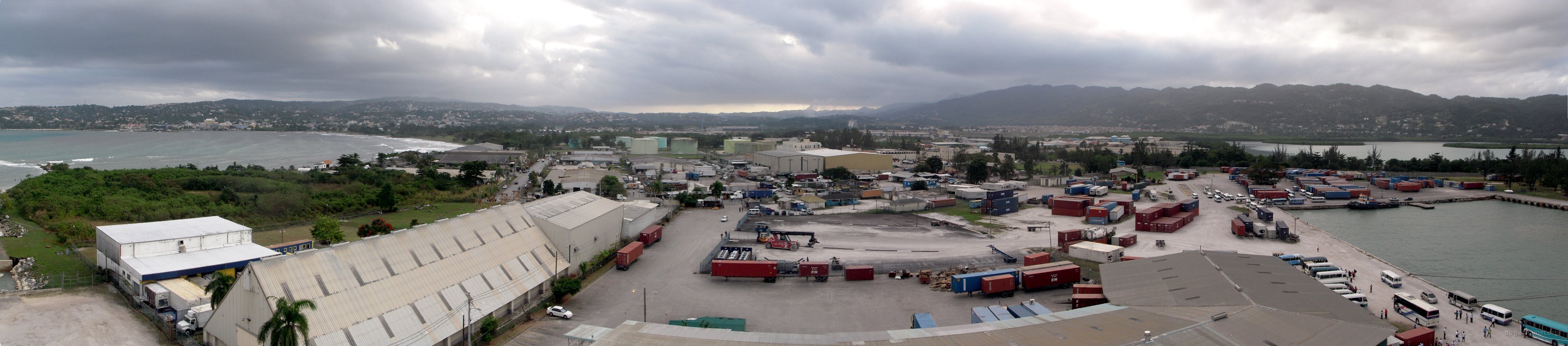 Jamaica: Montego Bay Cruise Port panorama