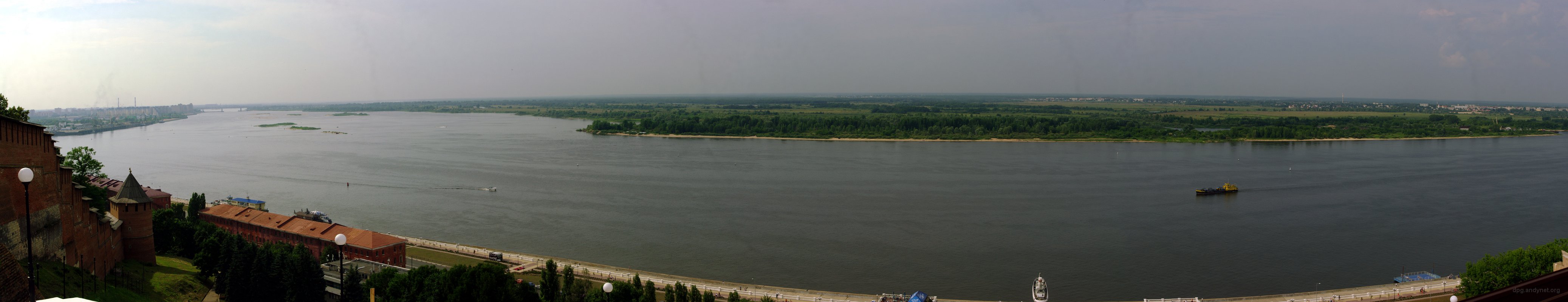 Volga river panorama